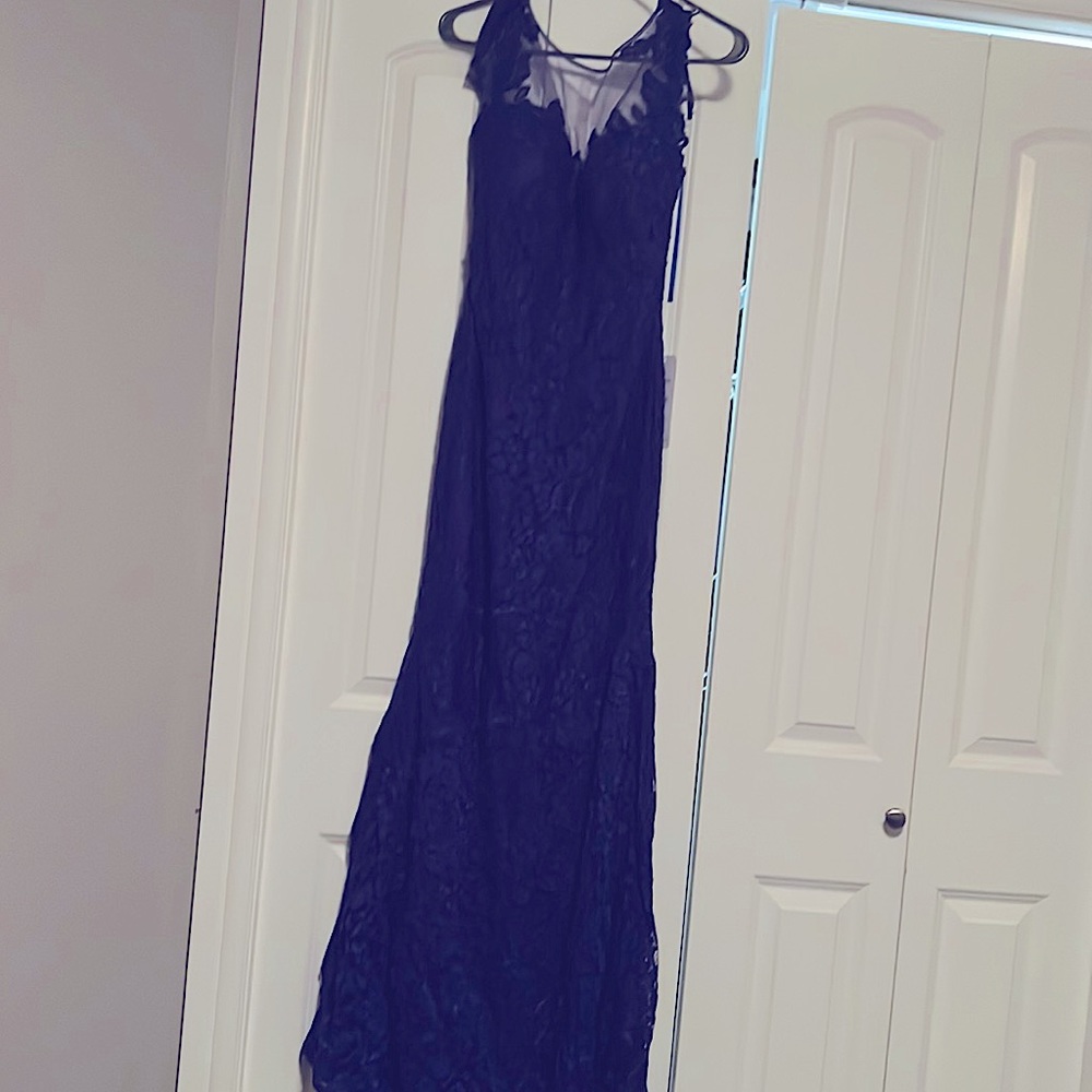 BRAND NEW WITH TAGS NINA CANACCI ROYAL BLUE MERMAID. Low back. Size 8